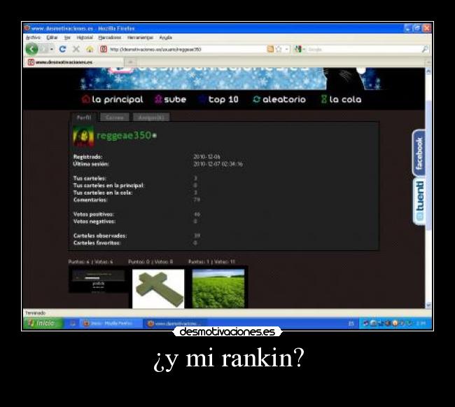 ¿y mi rankin? - 