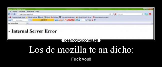 Los de mozilla te an dicho: -