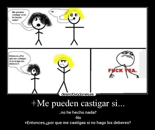+Me pueden castigar si... -