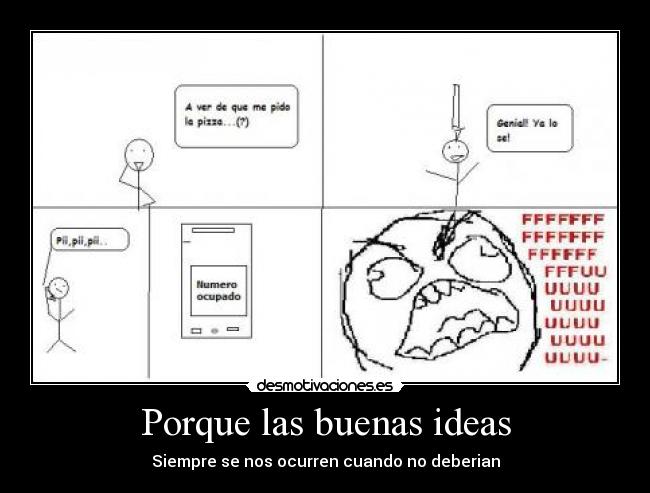 carteles ideas pizza idea comunicando fuuface desmotivaciones