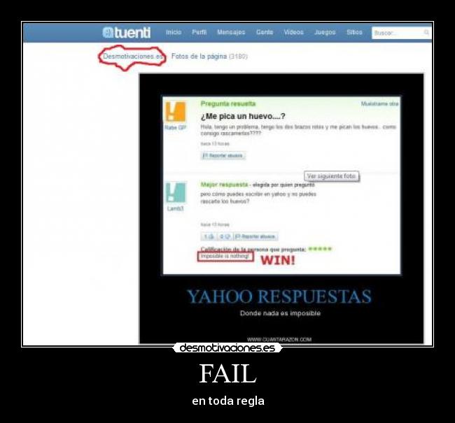 FAIL - en toda regla