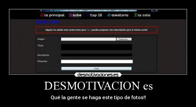 Desmotiva - Que se te ocurra un cartel buenisimo y te salga esto