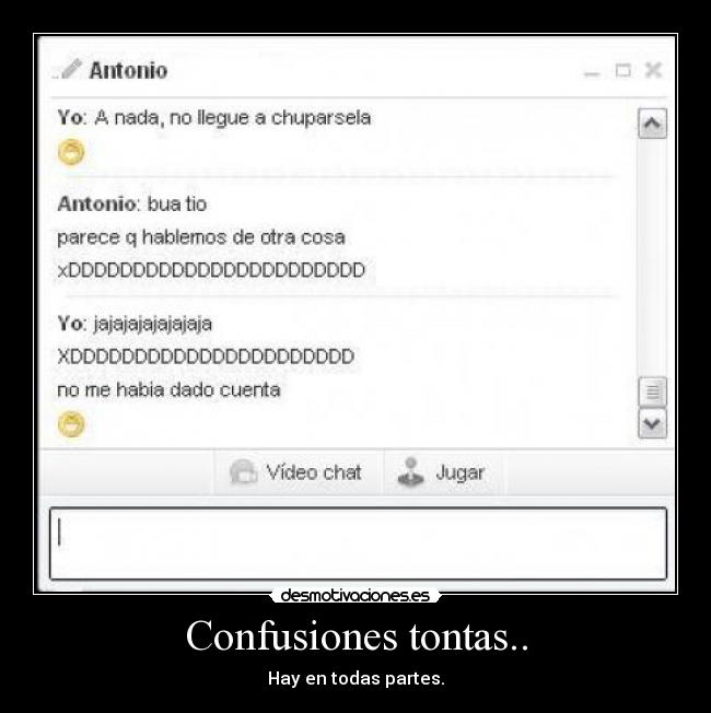 Confusiones tontas.. - 