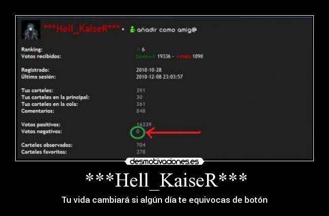 ***Hell_KaiseR*** - Tu vida cambiará si algún día te equivocas de botón