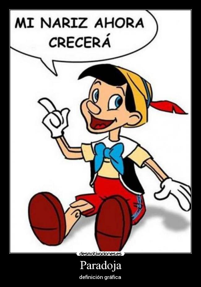 Paradoja - definición gráfica