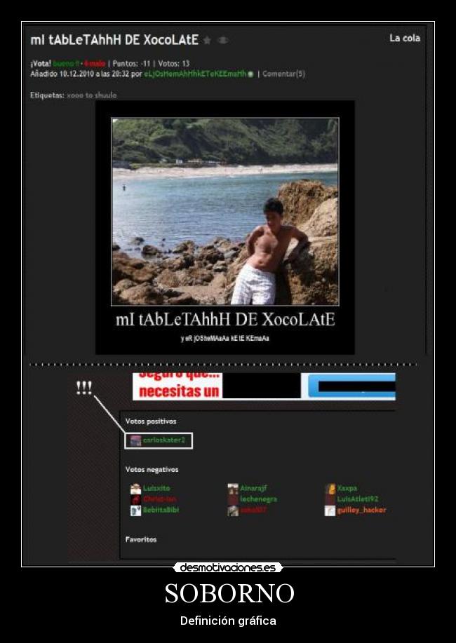 SOBORNO - Definición gráfica