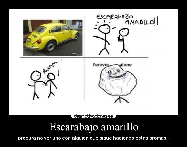 Escarabajo amarillo -