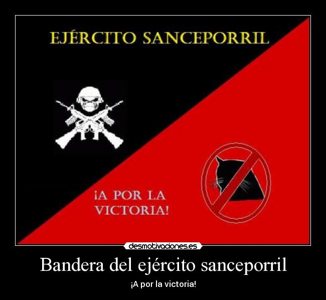 Bandera del ejército sanceporril - ¡A por la victoria!