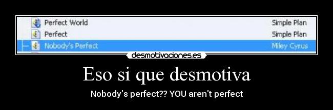 Eso si que desmotiva -