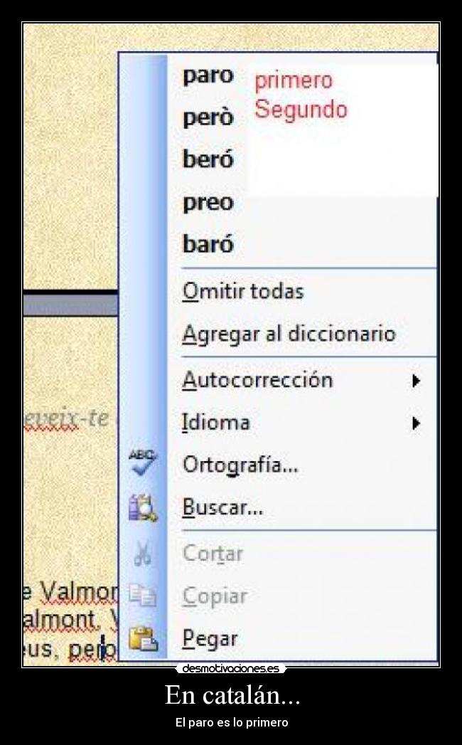 En catalán... -