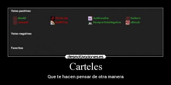 carteles desmotivaciones desmotivaciones