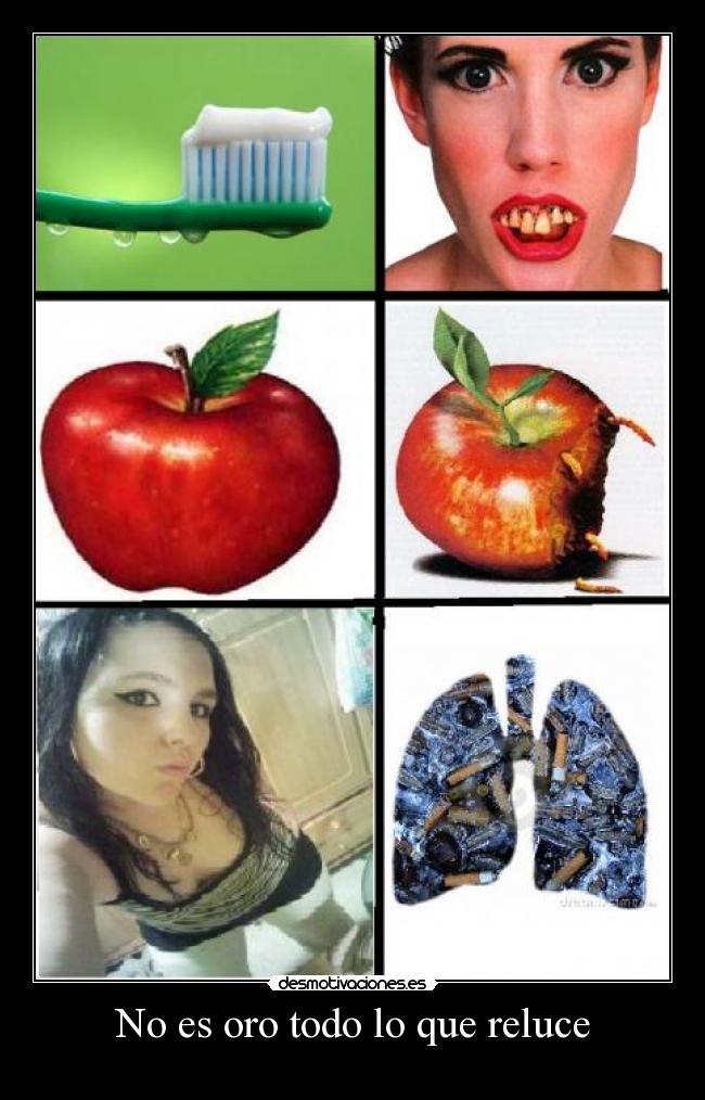 No es oro todo lo que reluce -