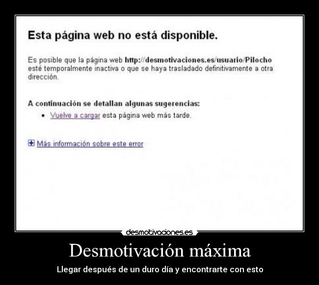 Desmotivación máxima - Llegar después de un duro día y encontrarte con esto