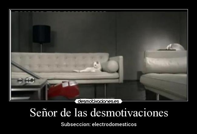 Señor de las desmotivaciones - Subseccion: electrodomesticos