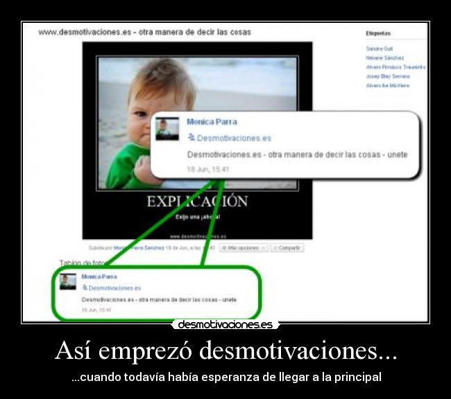 Así emprezó desmotivaciones... - 