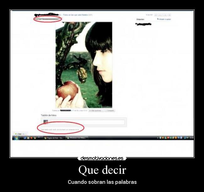 Que decir - Cuando sobran las palabras