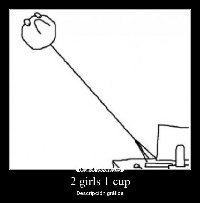 2 girls 1 cup - Descripción gráfica