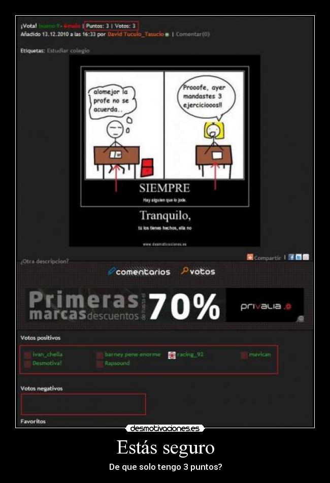 Estás seguro - De que solo tengo 3 puntos?