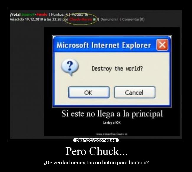 Pero Chuck... - 
