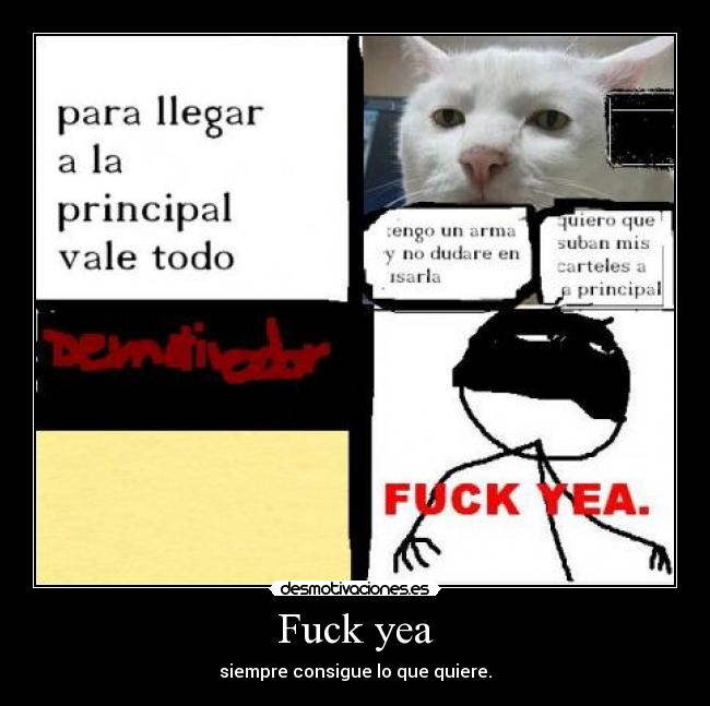 carteles fuck yea wins desmotivaciones