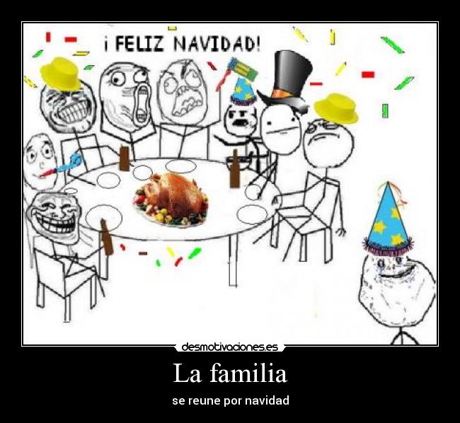 La familia - se reune por navidad