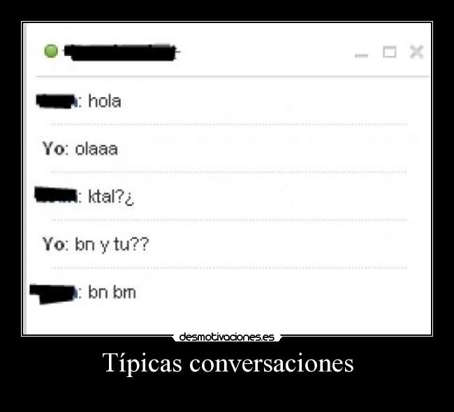 Típicas conversaciones -