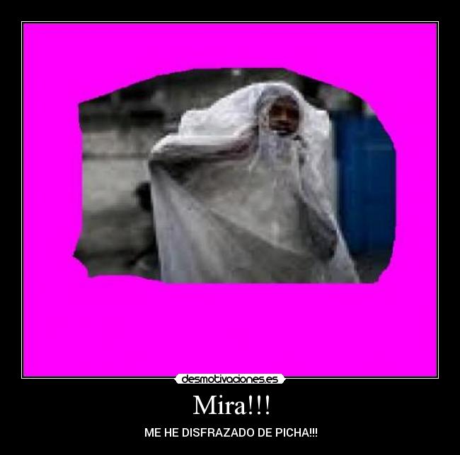 Mira!!! - ME HE DISFRAZADO DE PICHA!!!