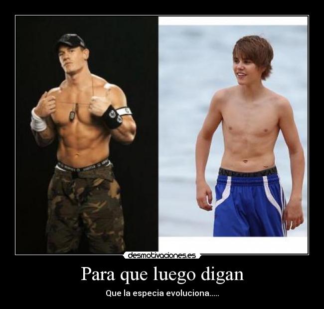 Para que luego digan - Que la especia evoluciona.....