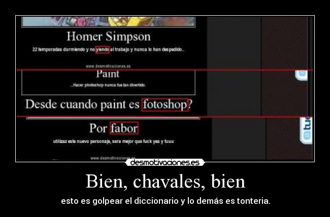 Bien, chavales, bien -