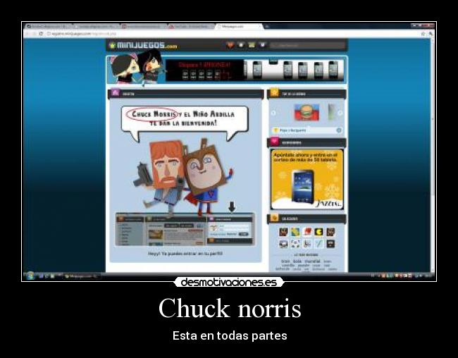 carteles chucknorrisminijuegoslolfail desmotivaciones