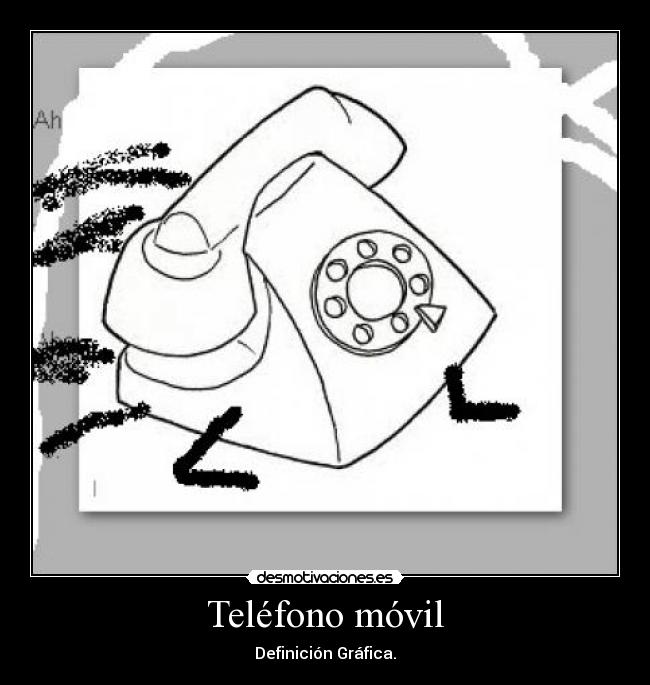 Teléfono móvil - Definición Gráfica.