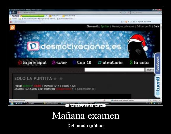 Mañana examen - Definición gráfica