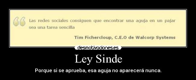 Ley Sinde - 