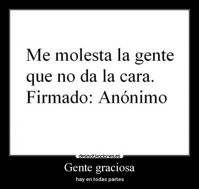 Gente graciosa - 