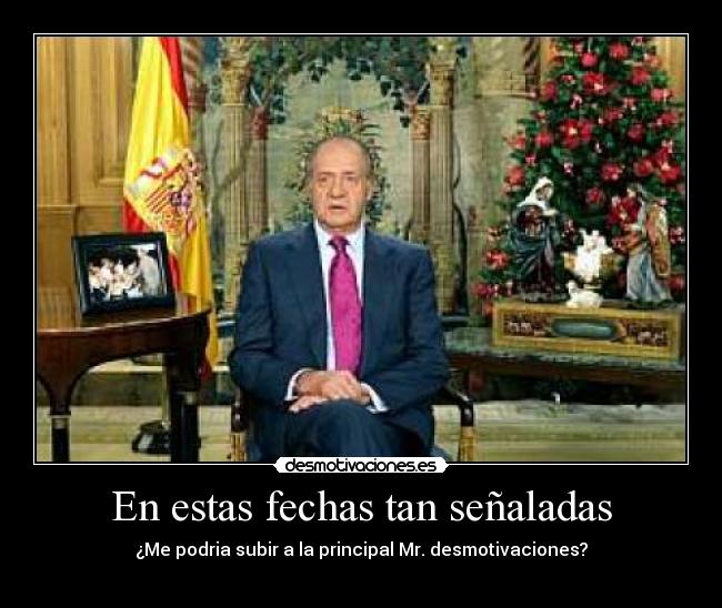 En estas fechas tan señaladas -