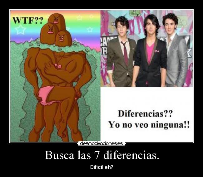 Busca las 7 diferencias. - Dificil eh?