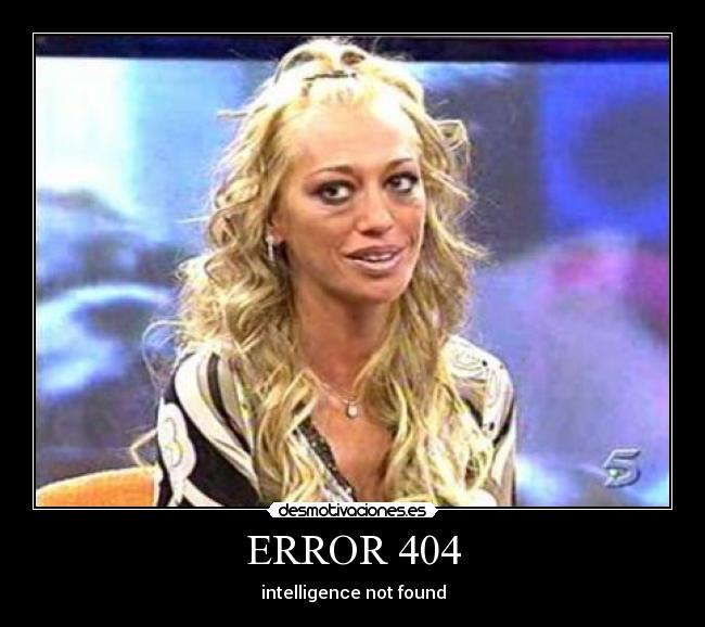 ERROR 404 - 