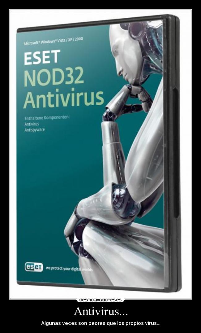 carteles windows virus notificaciones mierda peor vista antivirus desmotivaciones