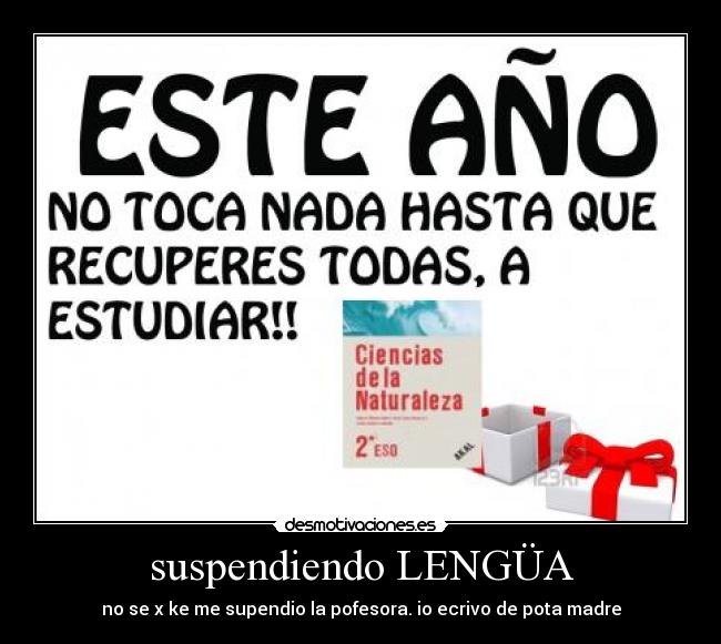 suspendiendo LENGÜA -