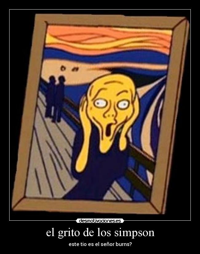 el grito de los simpson - este tio es el señor burns?