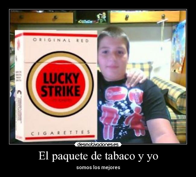 El paquete de tabaco y yo - 