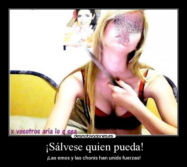 ¡Sálvese quien pueda! -