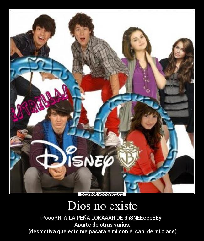 carteles dios cani desmotivaciones