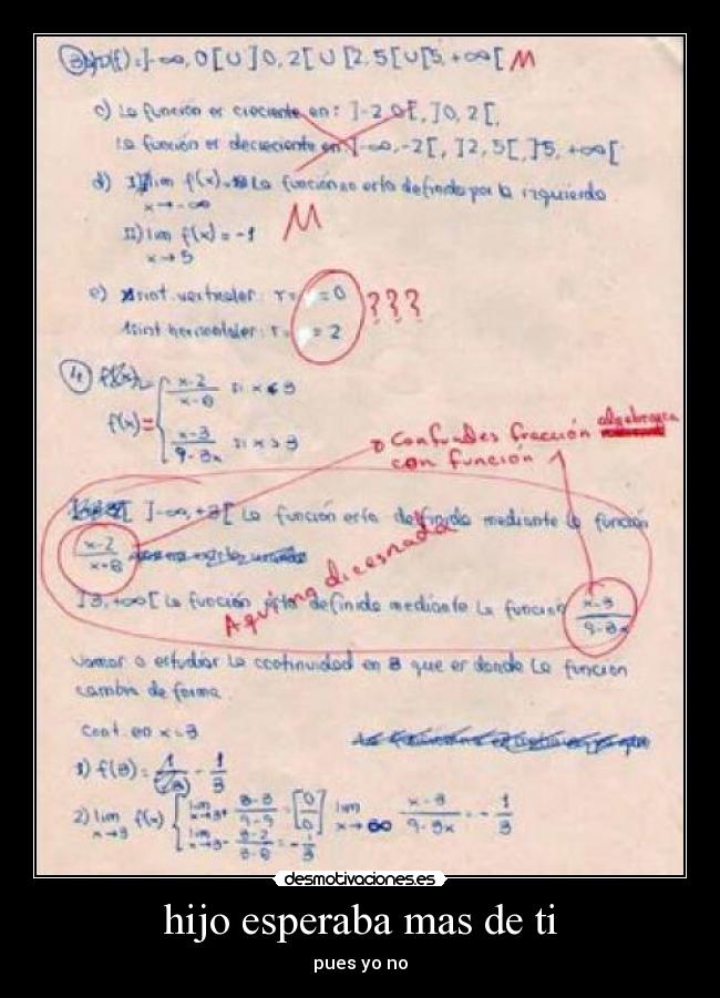 hijo esperaba mas de ti - pues yo no