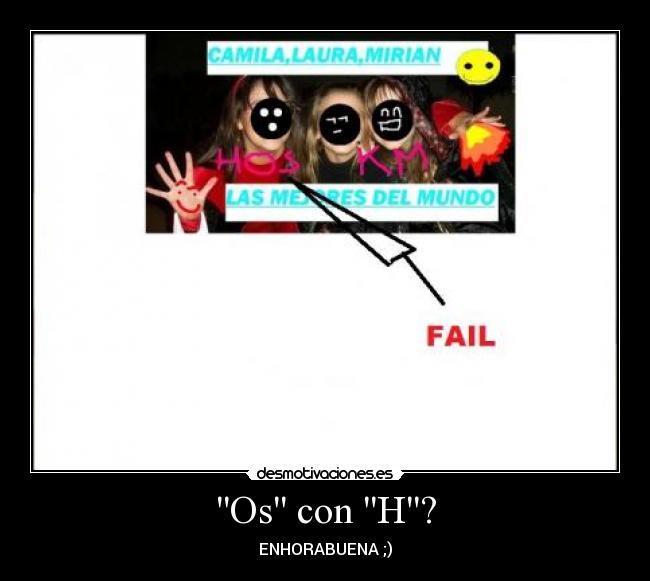 Os con H? - 