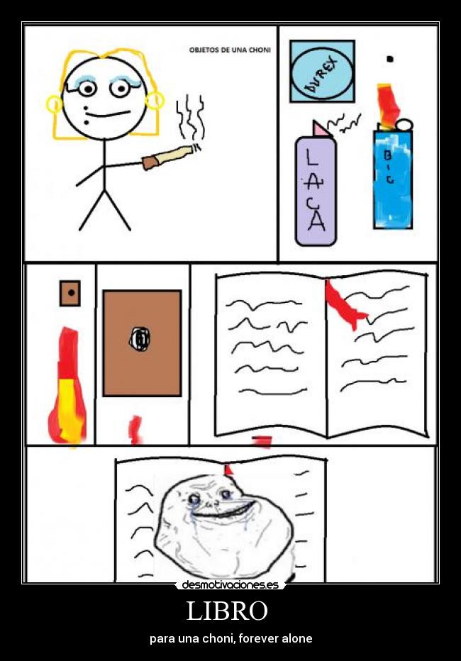 LIBRO - para una choni, forever alone