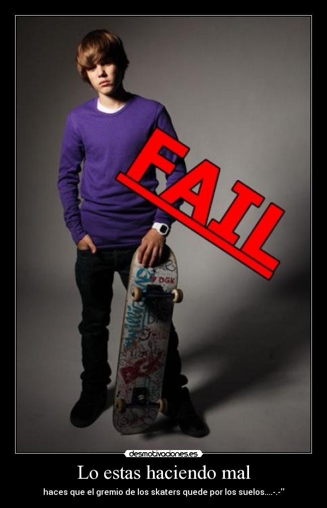 Lo estas haciendo mal - 