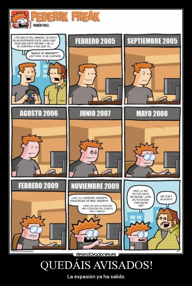 QUEDÁIS AVISADOS! -