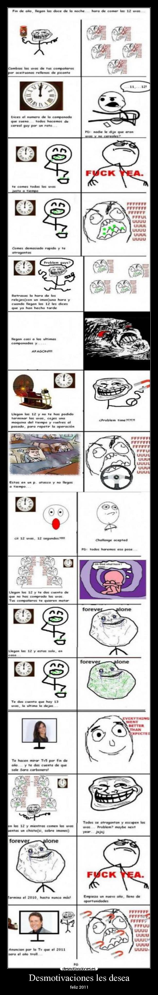 Desmotivaciones les desea - feliz 2011