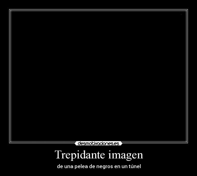 Trepidante imagen -